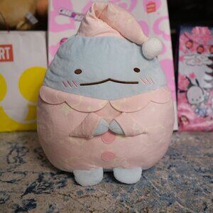 15” San-X Sumikko Gurashi Blue Dinosaur Tokage in Pink Pajama Round 1 Exclusive